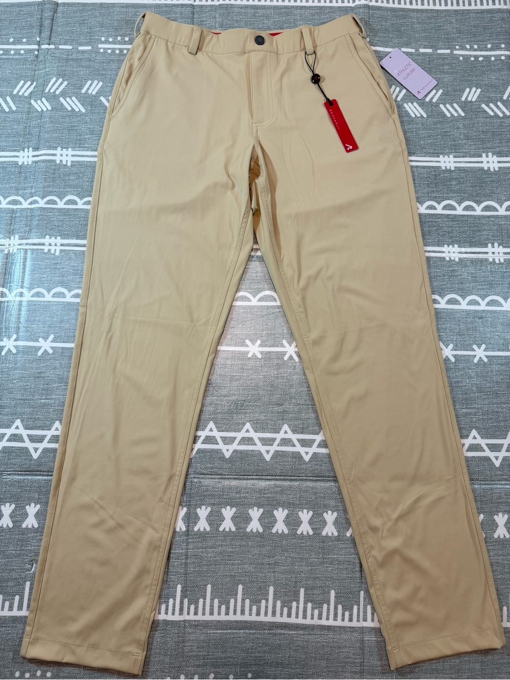 Redvanly Bradley Pull-On Pants in Pale Khaki M/32” inseam